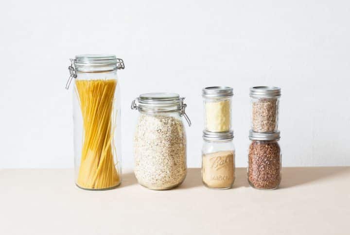 Bocaux d'aliments