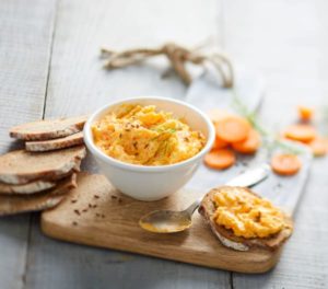 Tartinade aux carottes et noix de cajou