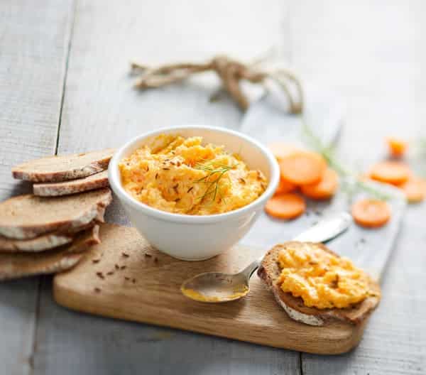 Tartinade aux carottes et noix de cajou