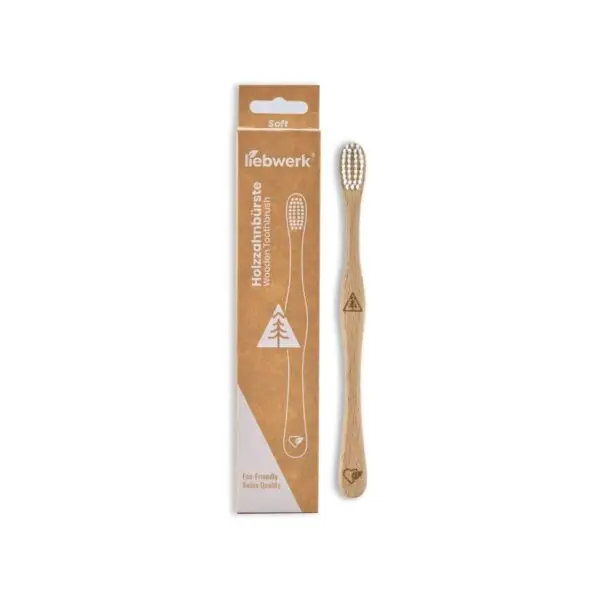 Brosse à Dents en Hêtre Suisse SOFT-sapin