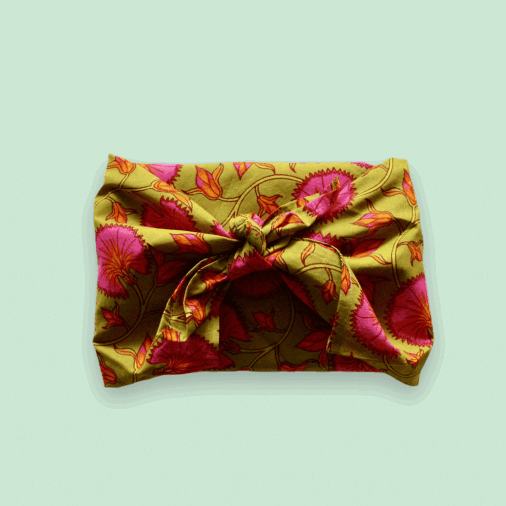 Tissu Emballage Furoshiki en Coton 70x70cm – Zéro Déchet
