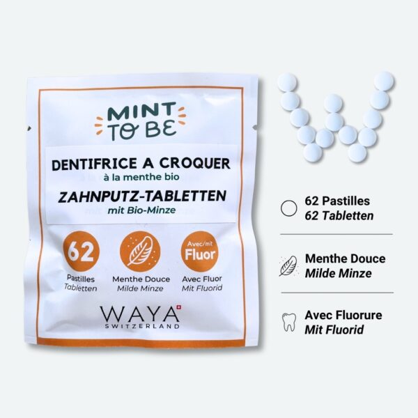 Dentifrice à Croquer Waya – Fraîcheur Suisse Naturelle – Image 2
