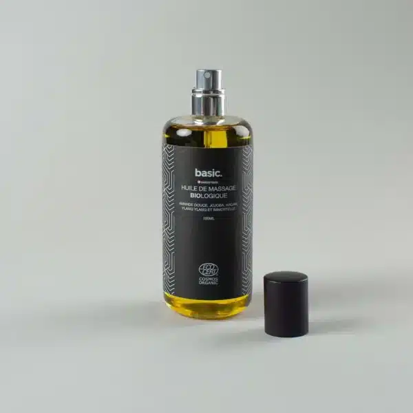 Huile de massage relaxante biologique 100ml - Basic – Image 2