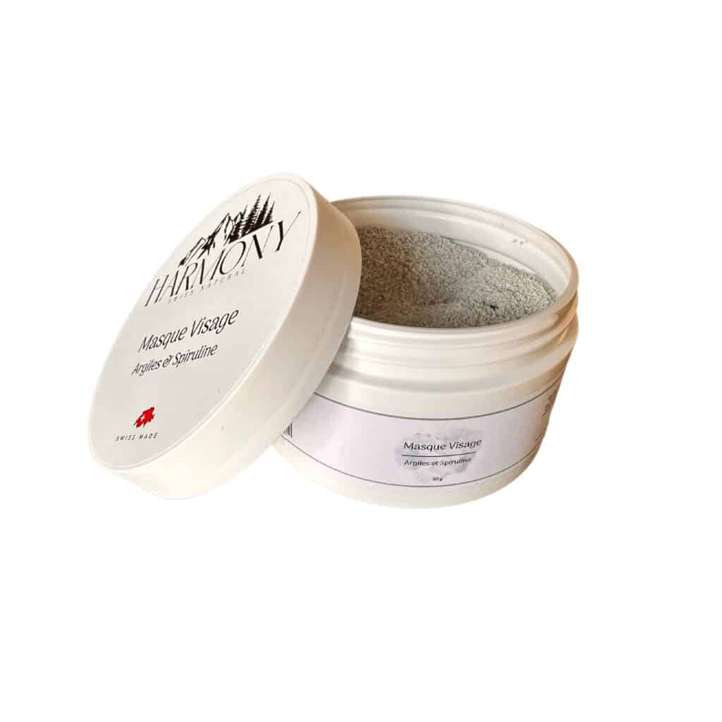 Masque purifiant Spiruline & Argile 100ml – Détox Naturelle