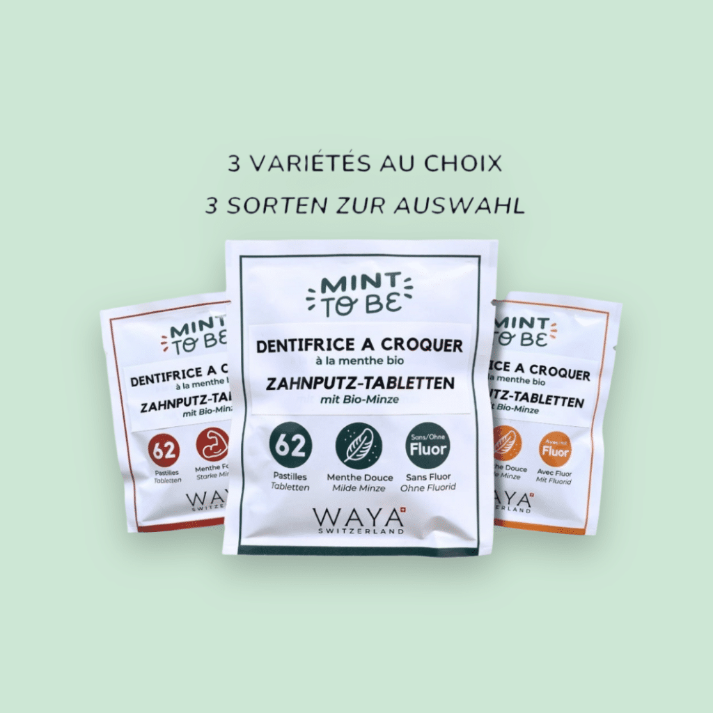 Dentifrice à Croquer Waya – Fraîcheur Suisse Naturelle