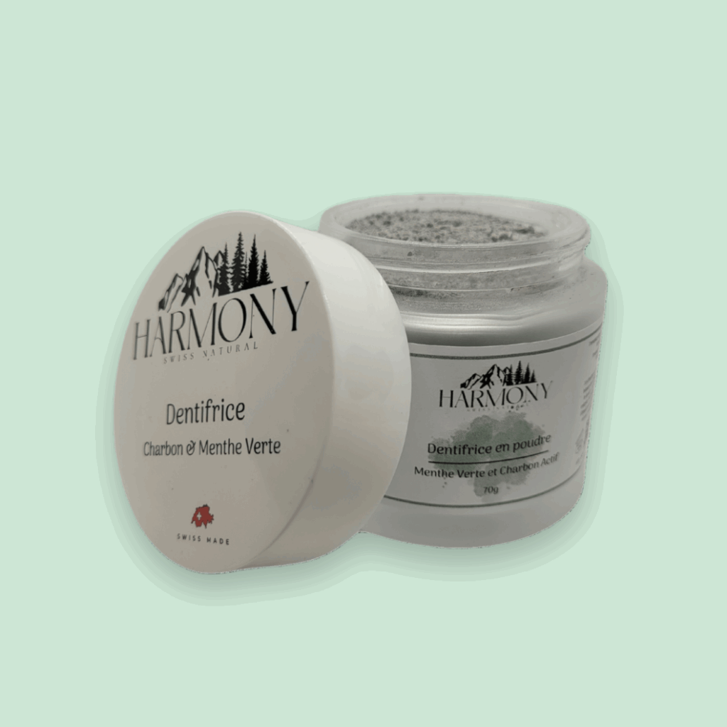 Dentifrice Charbon Menthe verte 100% Naturel