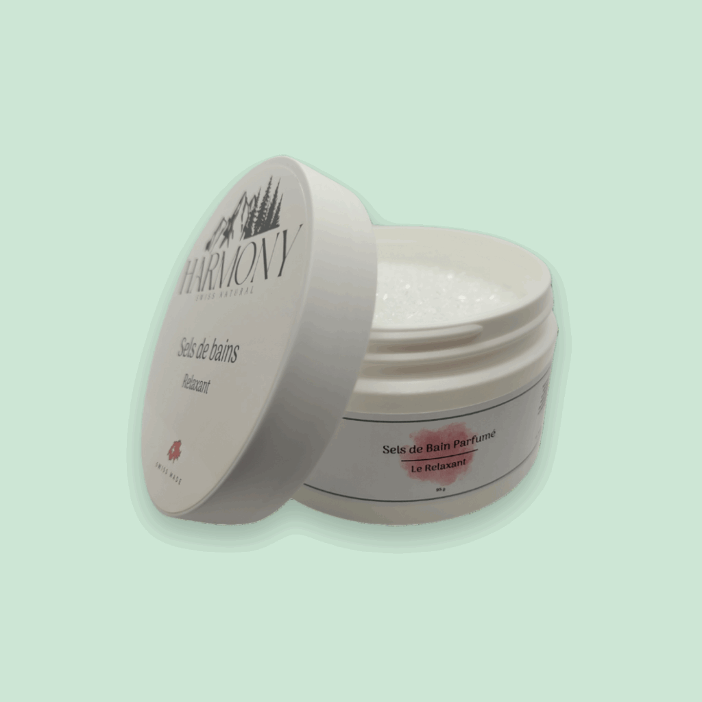 Sels de Bain Relaxant – Parfum Rose Naturel