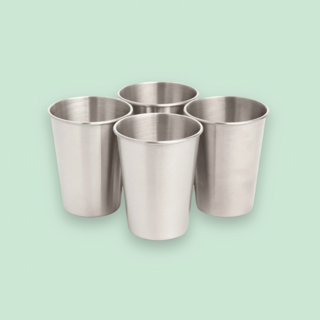 Verres en Inox 350ml – Set Résistant et Léger