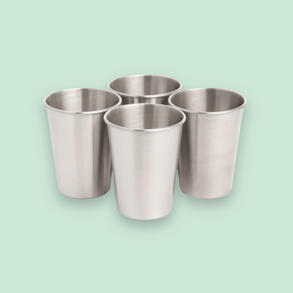 Verres en Inox 350ml – Set Résistant et Léger