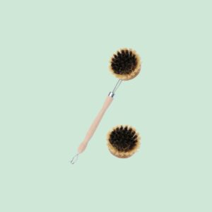 Brosse laiton:fibre avec recharge