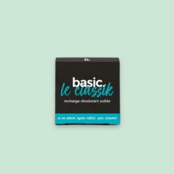 Recharge déodorant naturel le Classik Solide Basic certifié bio