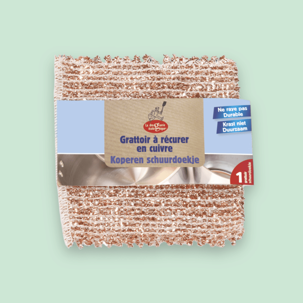 Grattoir à récurer en cuivre