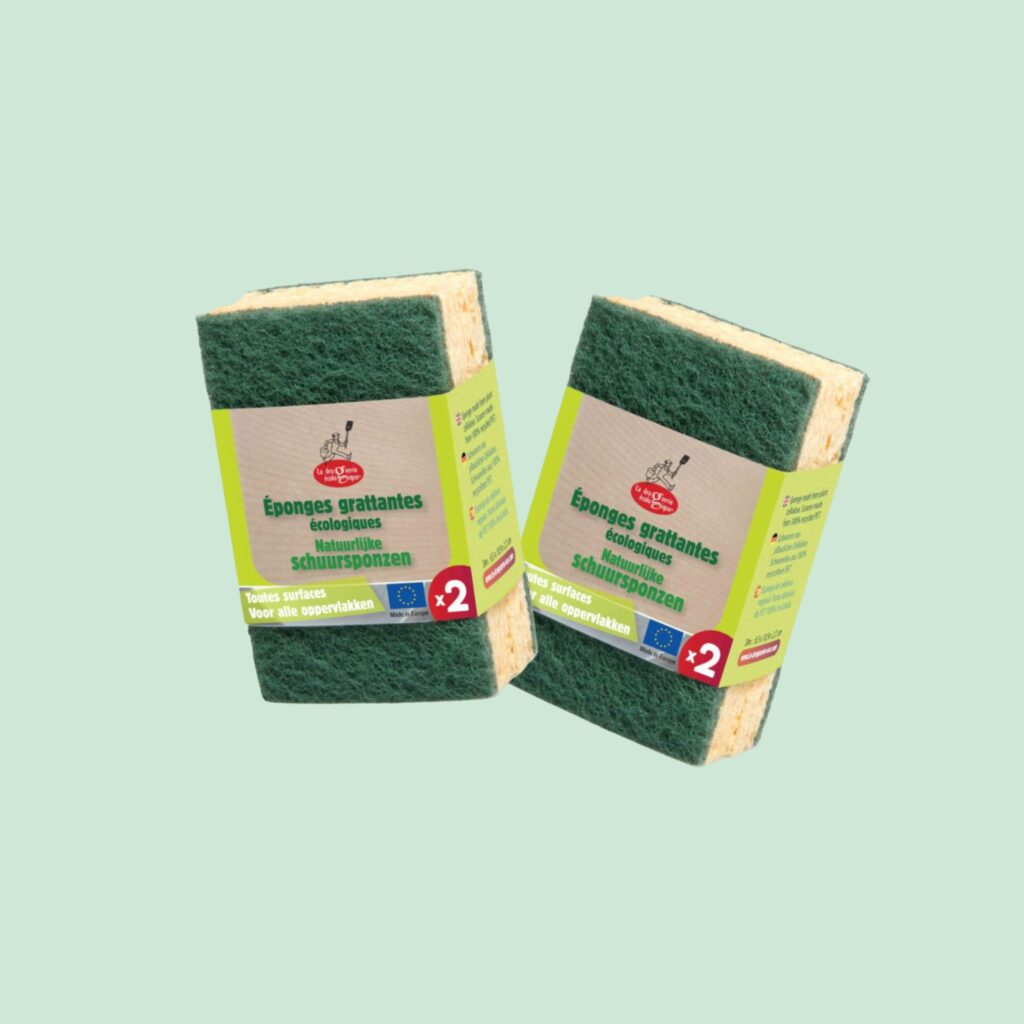Duo éponges vertes