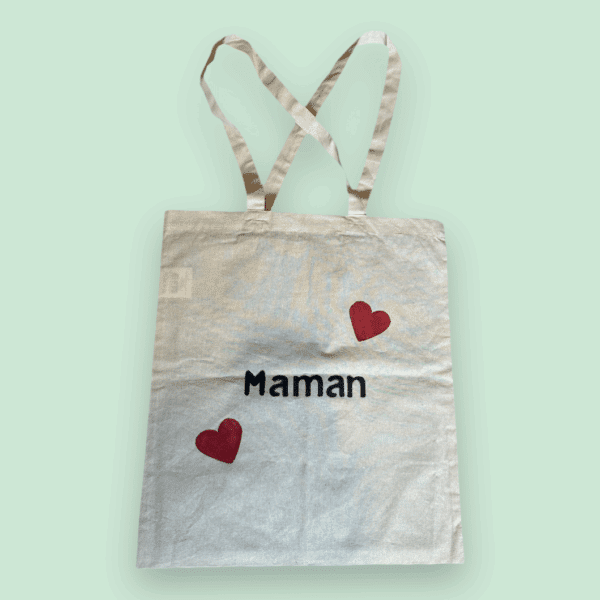 totebag maman Les Paillettes Vertes