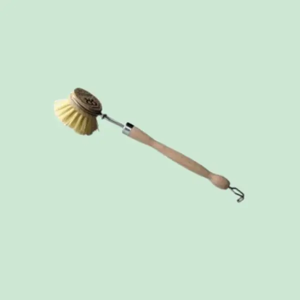 Brosse vaisselle laiton & fibre – Image 2