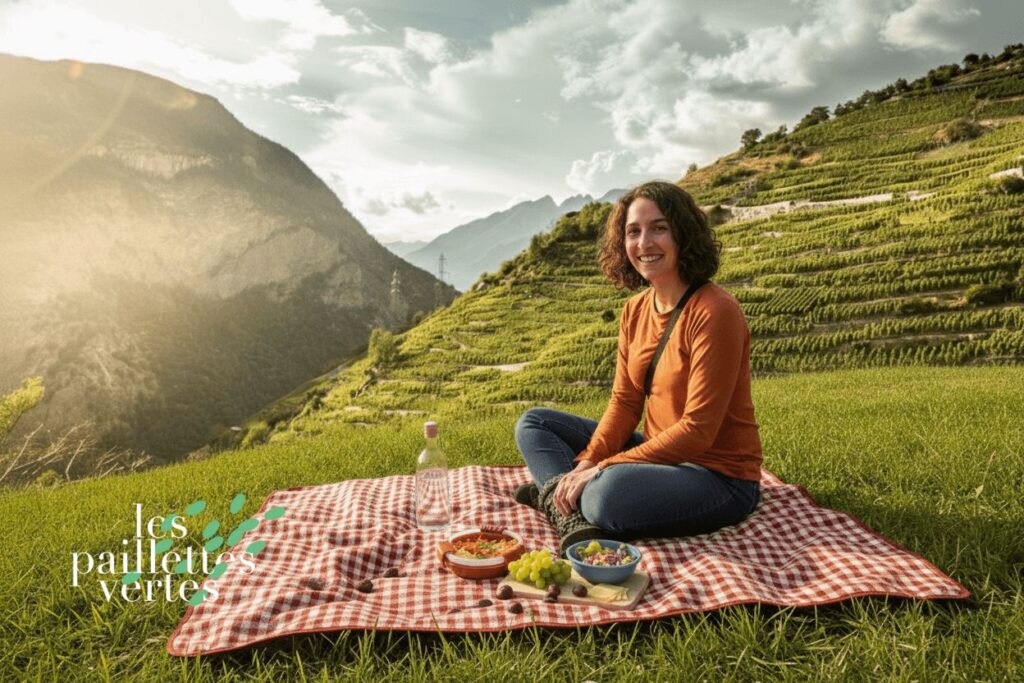 visp-lunch container - les paillettes vertes