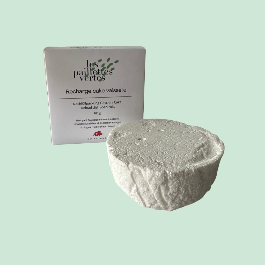 Recharge Cake Vaisselle Les Paillettes Vertes